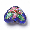 Handmade Cloisonne Beads X-CLB-S006-08-4