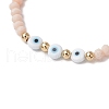 7Pcs Glass Beads Stretch Bracelets BJEW-JB11575-4
