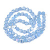 Electroplate Glass Beads Strands EGLA-N002-27-E02-2