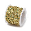 Rack Plating Brass Dapped Chains AJEW-Q153-03G-05-3