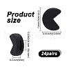 DELORIGIN 24 Pairs 12 Colors Silicone Eyeglasses Ear Grips Sleeve Holder AJEW-DR0001-19-2