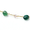 Nuggets Natural Gemstone Beaded Necklaces NJEW-JN03188-3