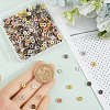 SOFPLATE 200Pcs 10 Colors Brass Rhinestone Spacer Beads RB-SP001-08A-3