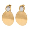 Stainless Steel Stud Earrings for Women EJEW-C110-05G-1