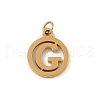 304 Stainless Steel Charms
with Jump Ring STAS-R001-02G-G-1