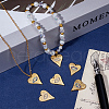 SUNNYCLUE 8Pcs 2 Colors 304 Stainless Steel Pendants STAS-SC0009-41-4