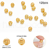 SUNNYCLUE 120Pcs Brass Filigree Beads KK-SC0005-16-2