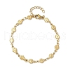 304 Stainless Steel Link Bracelets BJEW-Z132-02G-4