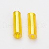 Transparent Colours Rainbow Glass Bugle Beads TSDB6MM170-2