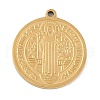 Ion Plating(IP) 304 Stainless Steel Pendants STAS-M080-12G-04-1