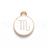 Alloy Enamel Pendants X-ENAM-S124-01A-04L-2