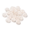 Natural White Jade European Beads G-R488-02H-1