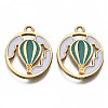 Alloy Enamel Pendants ENAM-T011-115-NR-2