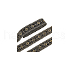 10 Yards Ethnic Style Polyester Jacquard Flower Ribbons SRIB-WH0011-203A-7