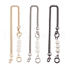 Givenny-EU 3 Sets 3 Colors Zinc Alloy Curb Chain Bag Straps FIND-GN0001-23-1