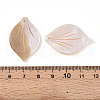 Natural Freshwater Shell Carved Pendants SHEL-N036-16-3