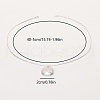 Simple Brass Geometric Flat Round Pendant Necklaces for Women IT8836-4