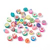 Handmade Polymer Clay Pendants and Beads CLAY-XCP0001-10-4