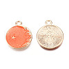 Alloy Enamel Pendants ENAM-Q428-08-1