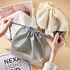Givenny-EU 8Pcs 4 Colors Blank Non-Woven DIY Craft Drawstring Storage Bags ABAG-GN0001-10B-12