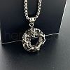 Dragon Stainless Steel Pendant Necklace Punk Hip-hop Street Jewelry BY8031-2