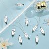 CHGCRAFT 40Pcs Alloy Enamel Pendants FIND-CA0005-27A-6