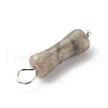 Natural Fossil Pendants PALLOY-JF01839-02-3