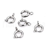 Non-Tarnish 304 Stainless Steel Spring Ring Clasps STAS-F224-02P-C-1
