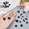 HOBBIESAY 28Pcs 14 Styles Natural & Synthetic Mixed Gemstone Cabochons G-HY0001-59-3