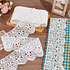15 Yards Cotton Embroidery Flower Lace Ribbon OCOR-WH0086-91A-4