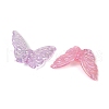 UV Plating & Luminous Transparent Acrylic Beads MACR-L007-20-2