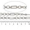 304 Stainless Steel Figaro Chains CHS-A016-75P-A-2