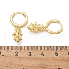Brass Cubic Zirconia Hoop Earrings EJEW-Q015-01G-A-3