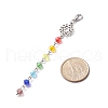 Chakra Theme Sun Catcher Pendant Decorations HJEW-JM00669-2