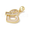 Shell Heart Pendants KK-P273-13G-2