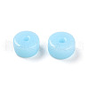 Opaque Solid Color Glass Beads X1-GLAA-N007-6x3mm-A06-2