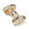 Brass Micro Pave Cubic Zirconia Pendants KK-Z108-02G-I-2