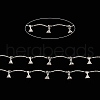 Brass Curved Bar Link Chains CHC-M025-44S-2