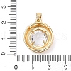 Rack Plating Brass Pendants KK-I710-05A-3