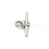 Non-Tarnish 304 Stainless Steel Toggle Clasps STAS-H216-53P-1