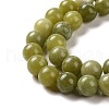 Natural Xinyi Jade/Chinese Southern Jade Beads Strands X-G-T055-8mm-15-5
