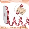 Nylon Tartan Printed Ribbon OCOR-WH0097-70A-2