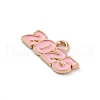 Alloy Enamel Pendants ENAM-C025-01KCG-06-2