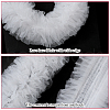 CABODYALS 3 Yards Polyester Pleated Lace Trim OCOR-CY0001-02B-6