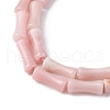 Natural Pink Opal Beads Strands G-L624-G06-12x5mm-4