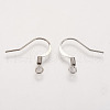 Brass French Earring Hooks KK-Q366-P-NF-2