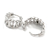 Brass Hoop Earrings EJEW-G363-13P-2