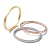 3Pcs 3 Color 304 Stainless Steel Bangles Set BJEW-F464-09-1