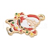 Christmas Theme Alloy Enamel Pendants ENAM-I060-01A-2