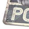 Vintage Metal Tin Sign AJEW-XCP0003-20A-3
